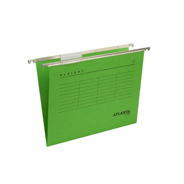 Alzicht hængemappe, folio, V-bund, 100% genbrugspap, FSC®