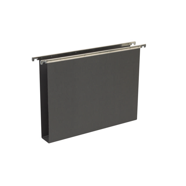 Alzicht hardboard hængemappe, folio, 40 mm U-bund, FSC®