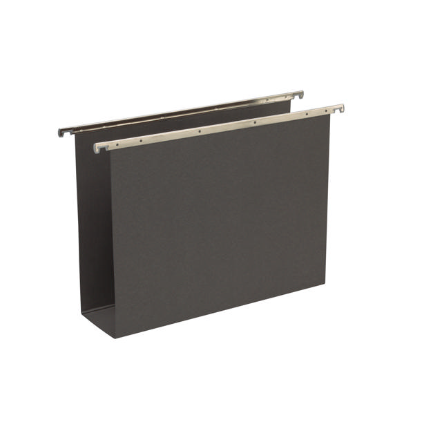 Alzicht hardboard hængemappe, folio, 80 mm U-bund, FSC®
