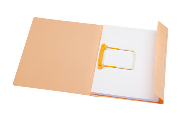 Secolor Clip Folder med flap, Folio, 100% genbrugskarton, FSC®.