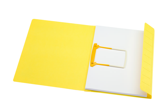 Secolor Clip Folder med flap, Folio, 100% genbrugskarton, FSC®.