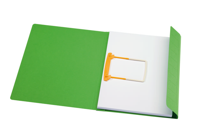 Secolor Clip Folder med flap, Folio, 100% genbrugskarton, FSC®.