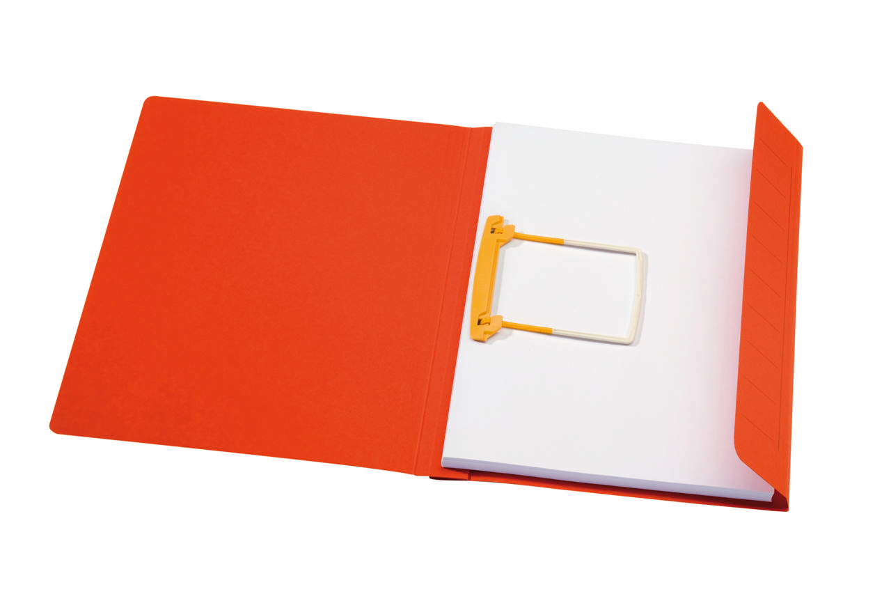 Secolor Clip Folder med flap, Folio, 100% genbrugskarton, FSC®.