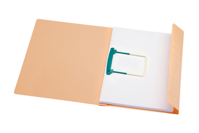 Secolor Clipex-mappe med flap, A4, 100% genbrugskarton, FSC®.