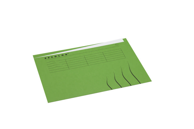 Secolor mappe med topfane, A4, 100% genbrugskarton, FSC®.