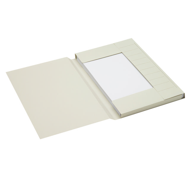 Secolor 3-Flap Document Folder, Folio, 100% Recycled Cardboard, FSC®