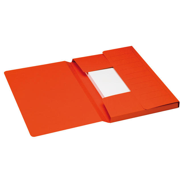 Secolor Dokumentmappe med 3 Flapper, Mammoth, 100% genbrugskarton, FSC®.
