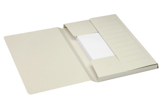 Secolor Dokumentmappe med 3 Flapper, Mammoth, 100% genbrugskarton, FSC®.
