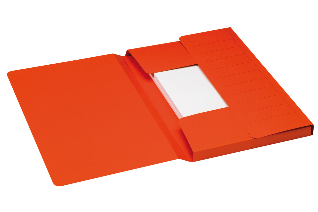 Secolor Dokumentmappe med 3 Flapper, Mammoth, 100% genbrugskarton, FSC®.