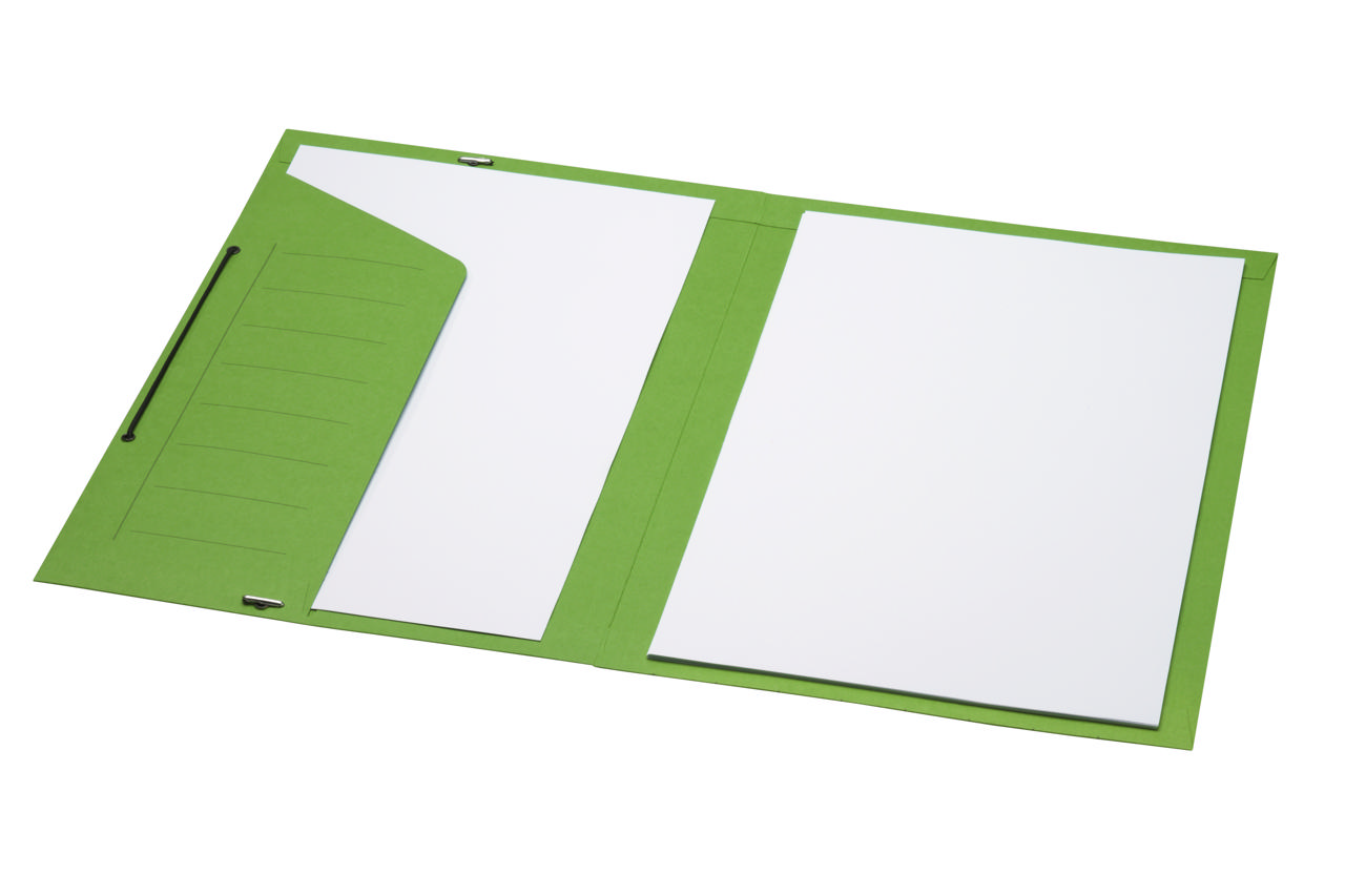 Secolor Elastisk Mappe, Folio, 100% genbrugspap, FSC®