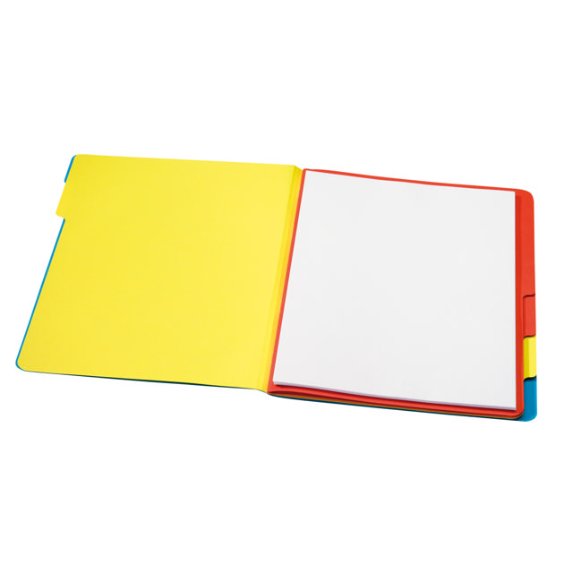Secolor 6-fags sorteringsmappe, A4, 100% genbrugskarton, FSC®.