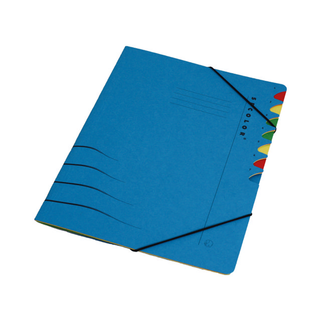 Secolor 7-fags sorteringsmappe, A4, 100% genbrugskarton, FSC®.