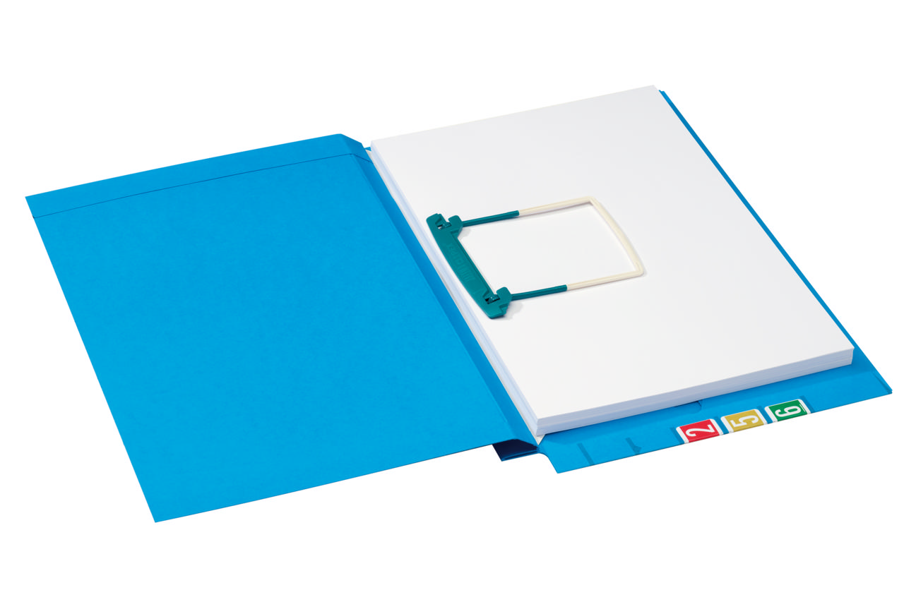 Secolor Clipex Folder, lateral, A4, 100% genbrugskarton, FSC