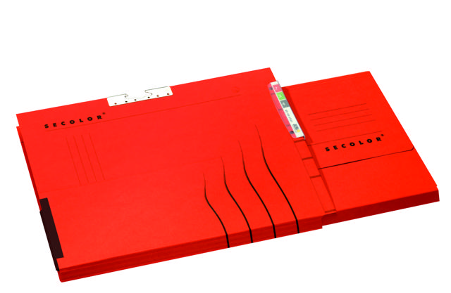 Secolor Collection Mappe, Lateral, A4, 100% genanvendt karton, FSC®.