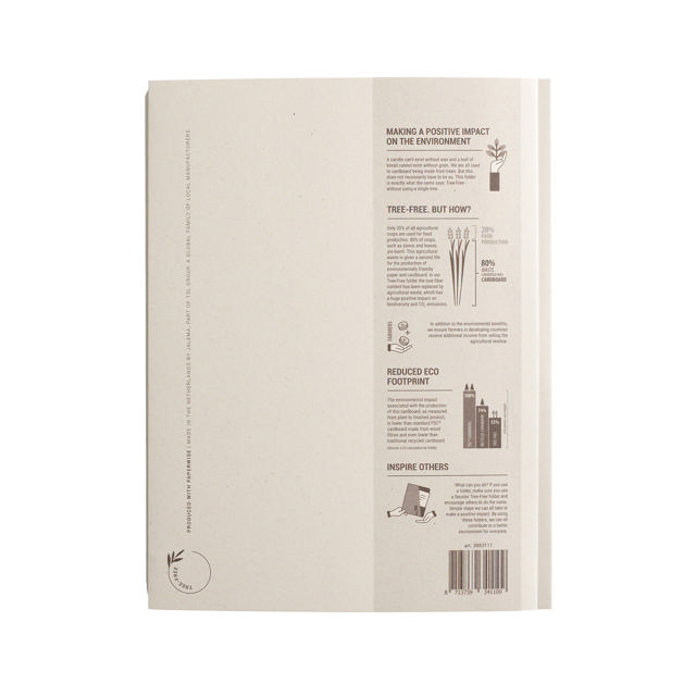 Tree-Free 3-Flap Document Folder, A4, 100% Recycled Cardboard, FSC®