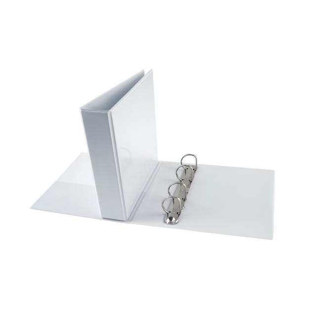 Ringbind med Inderlomme, A5, 55 mm Ryg, 4 D-ringe