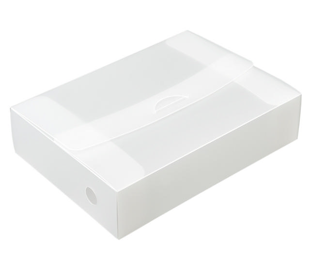 Mappeboks med klap, A4, 75 mm