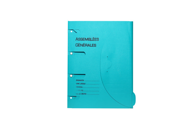 Smartfolder Perforeret Mappe, med Fane, Generalforsamlinger, med 50 ark, A4