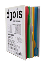 Ringbind med 6 Smartfolder-perforerede mapper med faner, komplet juridisk register, A4