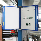 Tarifold Metal væg display system, A4, 10 lommer