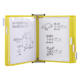 Tarifold Metal væg display system, A4, 10 lommer (farveemballage)