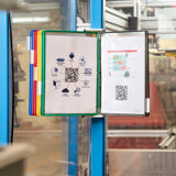 Tarifold Metal væg display system, A4, 10 lommer