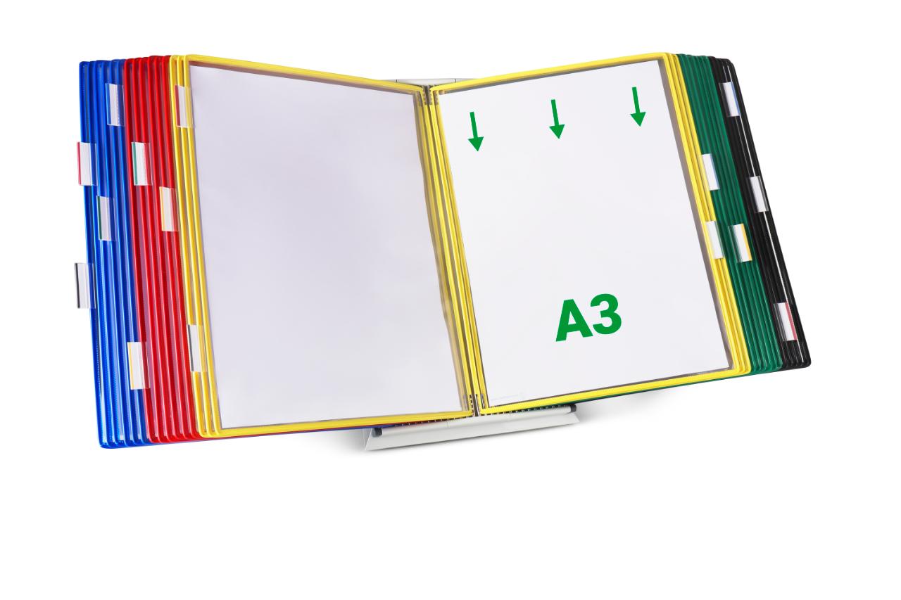 Tarifold Metal bord display system, A3, 30 lommer