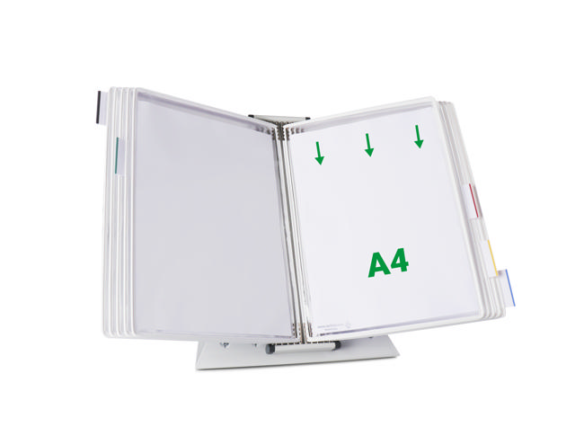 Tarifold Metal bord display system, A4, 10 lommer