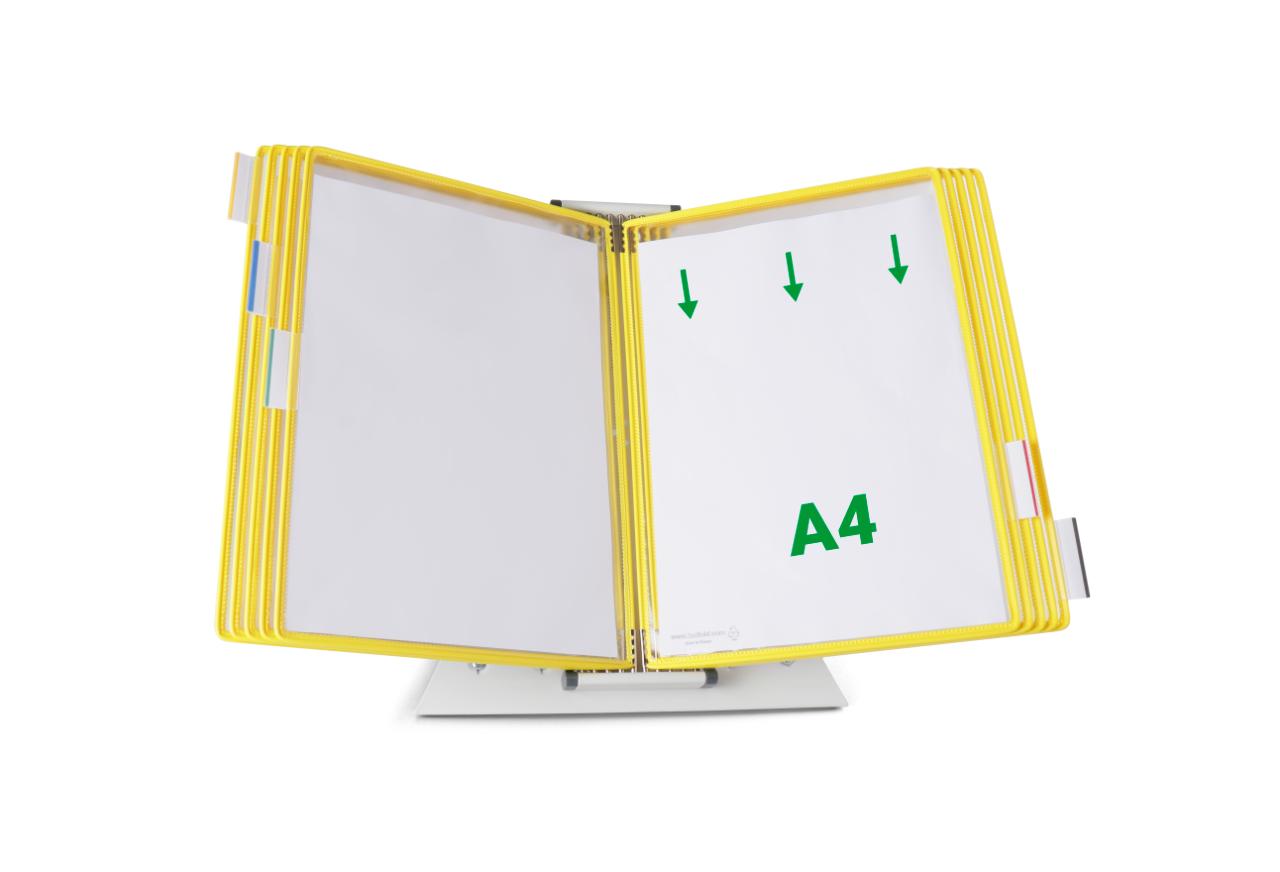 Tarifold Metal bord display system, A4, 10 lommer