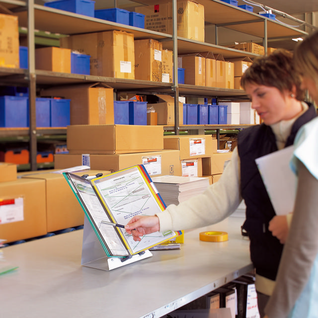 Tarifold Metal bord display system, A4, 10 lommer