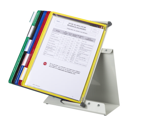 Tarifold Metal bord display system, A4, 10 lommer