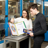 Tarifold Metal bord display system, A4, 10 lommer