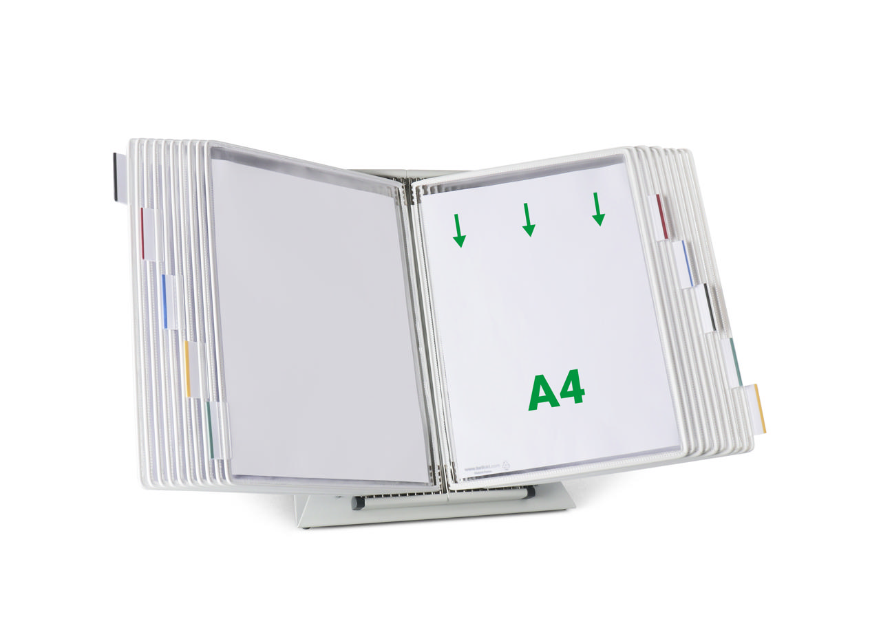 Tarifold Metal bord display system, A4, 20 lommer