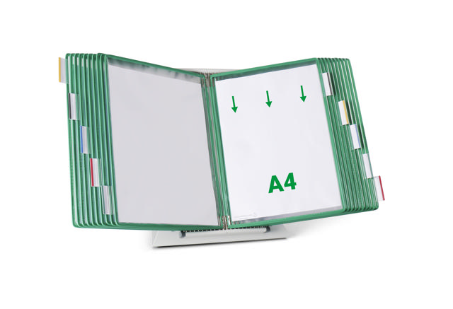 Tarifold Metal bord display system, A4, 20 lommer