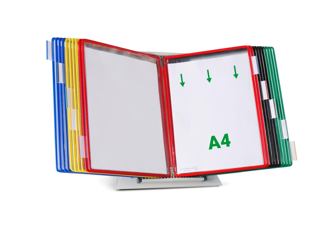 Tarifold Metal bord display system, A4, 20 lommer