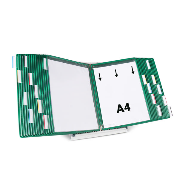 Tarifold Metal bord display system, A4, 30 lommer