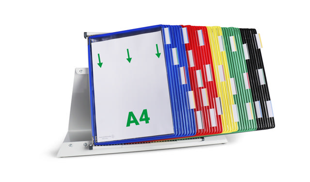 Tarifold Metal bord display system, A4, 40 lommer