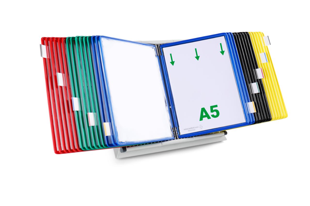 Tarifold Metal bord display system, A5, 30 lommer