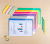 Farve Collektion dokumentmappe, A4, vandret