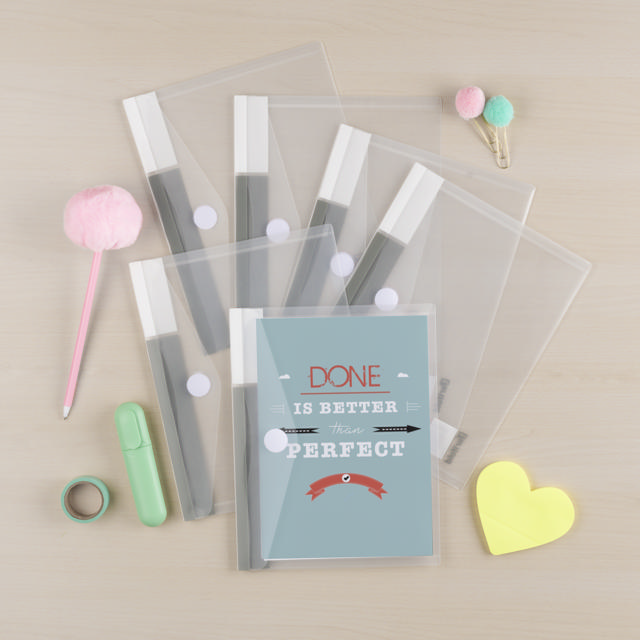 Farve Kollektion Dokumentmappe, A5, Vandret