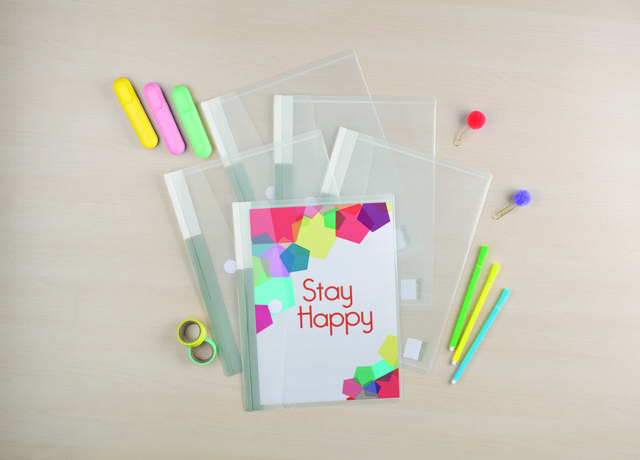 Farve Kollektion dokumentmappe, A4, vandret