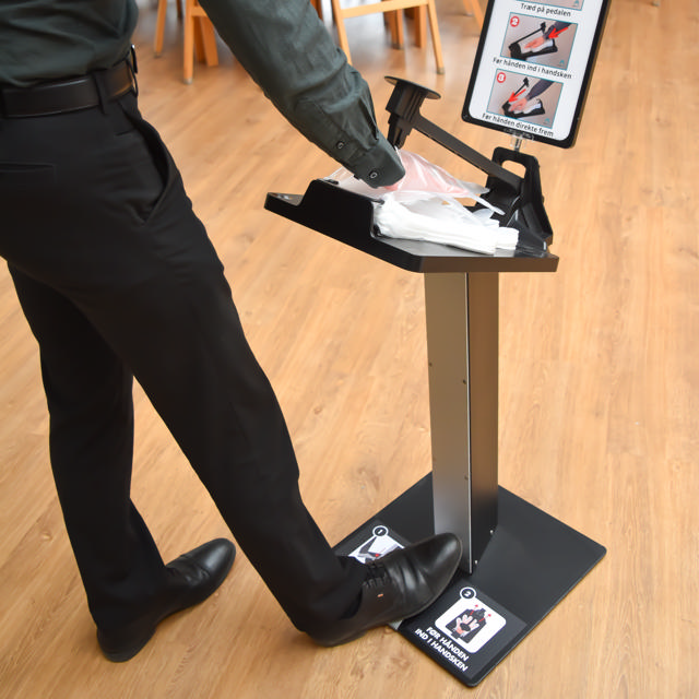 Handske Dispenser, uden skraldespand, gulv