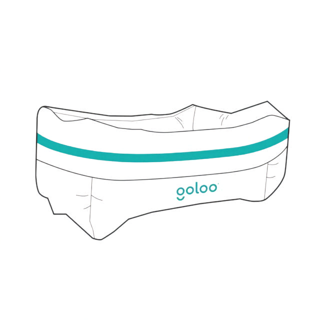 Goloo Softloo Oppusteligt engangsbækken