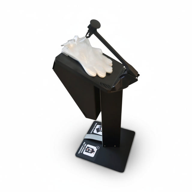 Handske Dispenser, med skraldespand, gulv