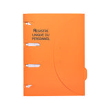 Smartfolder Perforeret Mappe, med Fane, Enkelt Personaleregister, A4
