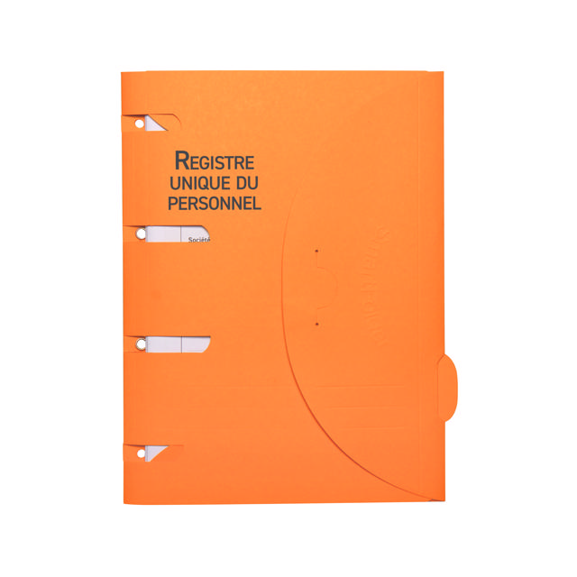 Smartfolder Perforeret Mappe, med Fane, Enkelt Personaleregister, A4