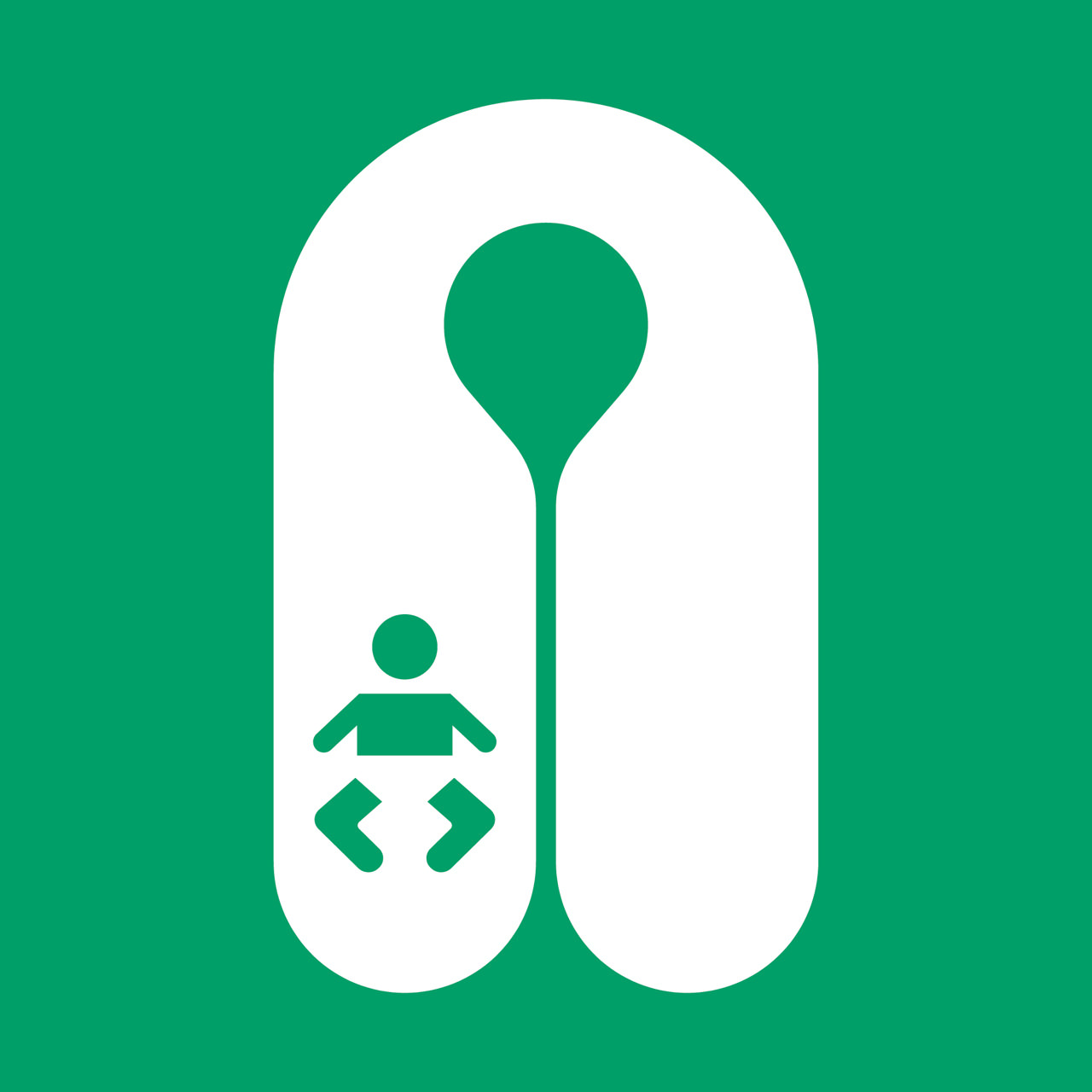 Sikkerhedsskilt Redningsvest til spædbarn, 300 x 300 mm