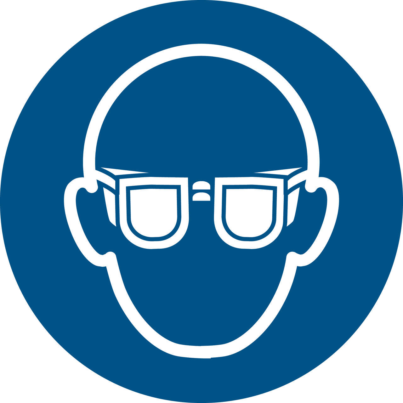 Sikkerhedsskilt Brug Øjenbeskyttelse, 300 mm