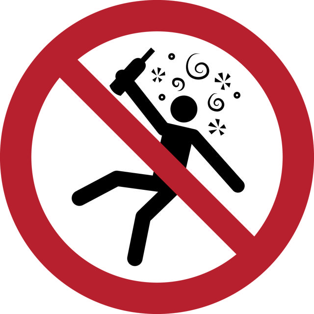 Sikkerhedsskilt Ikke for personer i beruset tilstand, 300 mm