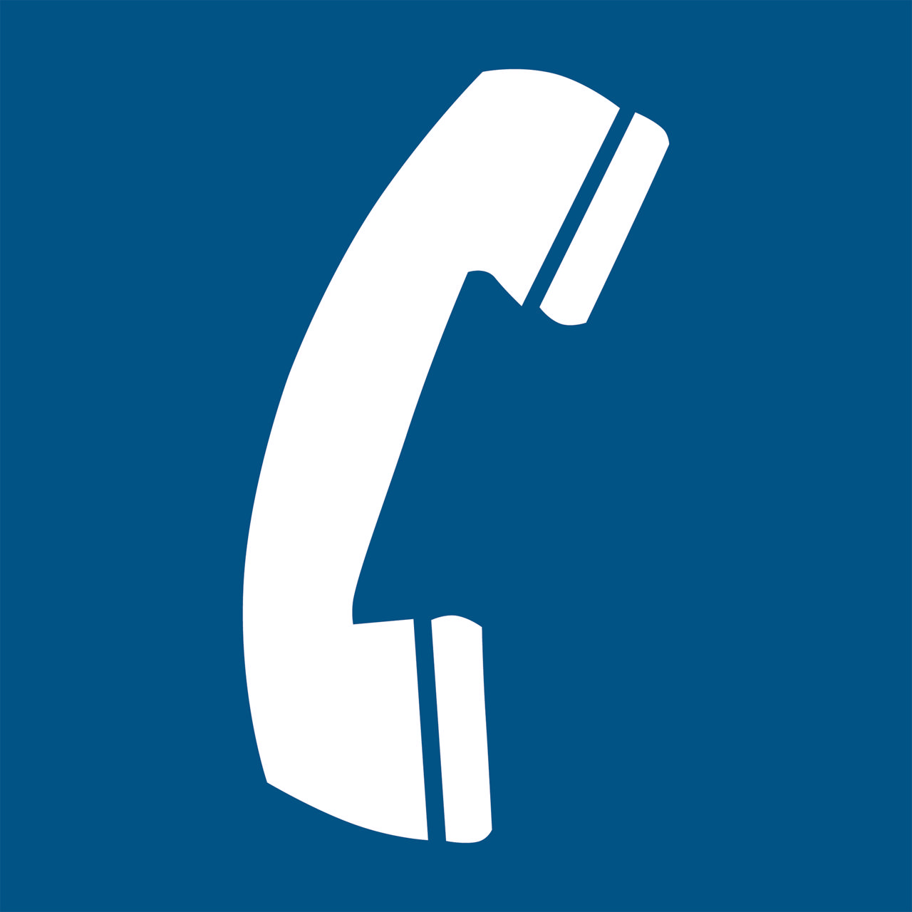 Telefonskilt, 150 x 150 mm